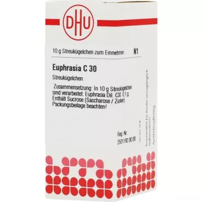 EUPHRASIA C 30 globules, 10 g