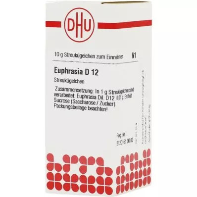 EUPHRASIA D 12 globules, 10 g