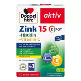 DOPPELHERZ Zinc+Histidine Depot Tablets active, 30 pcs