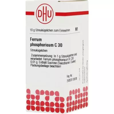 FERRUM PHOSPHORICUM C 30 globules, 10 g