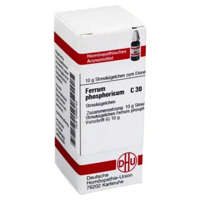 FERRUM PHOSPHORICUM C 30 globules, 10 g