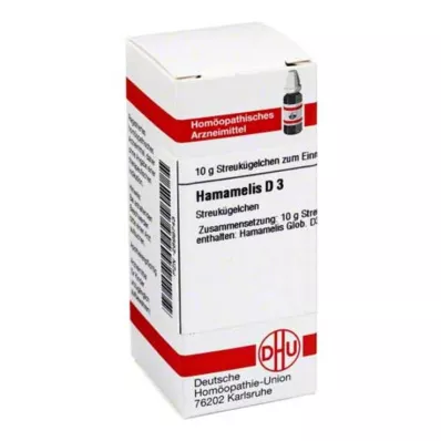 HAMAMELIS D 3 globules, 10 g