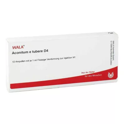 ACONITUM E tubere D 4 Ampoules, 10X1 ml