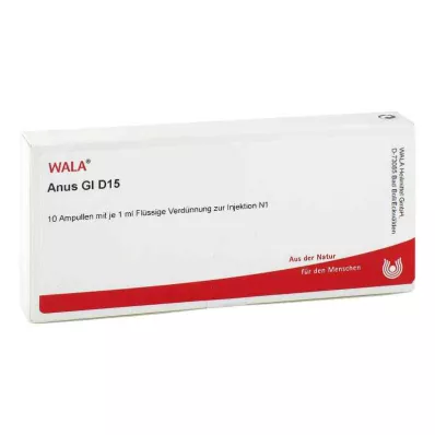 ANUS GL D 15 Ampoules, 10X1 ml ANUS GL D 15 Ampoules, 10X1 ml