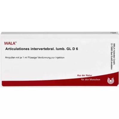 ARTICULATIONES intervertebral.lumb.GL D 6 ampoules, 10X1 ml