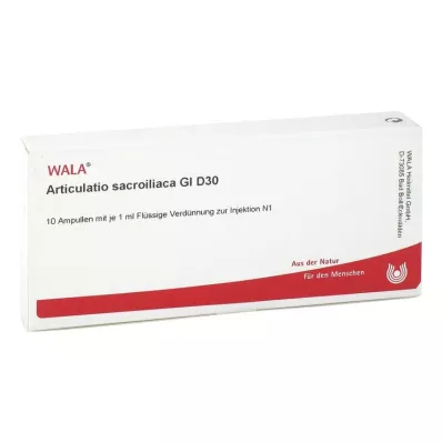 ARTICULATIO sacroiliaca GL D 30 ampoules, 10X1 ml