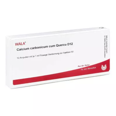 CALCIUM CARBONICUM CUM quercus D 12 ampoules, 10X1 ml CALCIUM CARBONICUM CUM quercus D 12 ampoules, 10X1 ml
