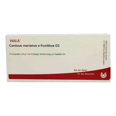 CARDUUS MARIANUS E fructibus D 3 Ampoules, 10X1 ml CARDUUS MARIANUS E fructibus D 3 Ampoules, 10X1 ml