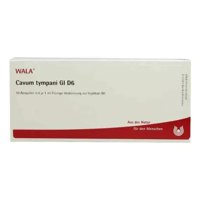 CAVUM tympani GL D 6 ampoules, 10X1 ml