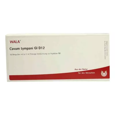 CAVUM tympani GL D 12 ampoules, 10X1 ml CAVUM tympani GL D 12 ampoules, 10X1 ml