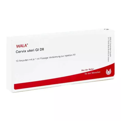 CERVIX uteri GL D 8 ampoules, 10X1 ml