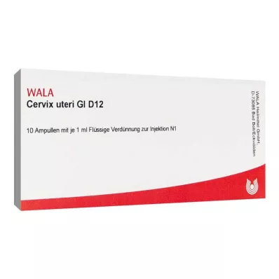 CERVIX uteri GL D 12 ampoules, 10X1 ml CERVIX uteri GL D 12 ampoules, 10X1 ml