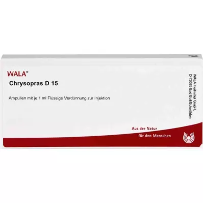 CHRYSOPRAS D 15 Ampoules, 10X1 ml