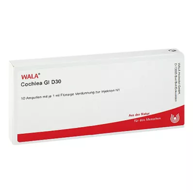 COCHLEA GL D 30 Ampoules, 10X1 ml COCHLEA GL D 30 Ampoules, 10X1 ml