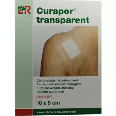 CURAPOR Wound dressing sterile transparent 8x10 cm, 5 pcs