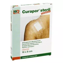 CURAPOR Wound dressing sterile transparent 8x10 cm, 5 pcs