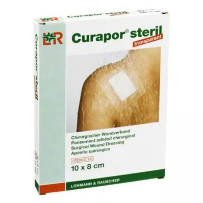 CURAPOR Wound dressing sterile transparent 8x10 cm, 5 pcs CURAPOR Wound dressing sterile transparent 8x10 cm, 5 pcs