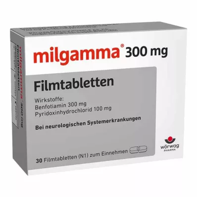 MILGAMMA 300 mg film-coated tablets, 30 pcs MILGAMMA 300 mg film-coated tablets, 30 pcs