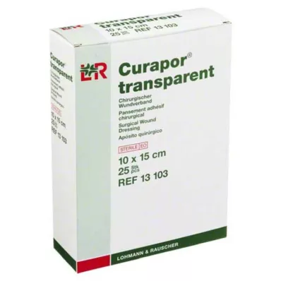 Curapor wound dressing transparent 10x15 cm sterile, 25 pcs Curapor wound dressing transparent 10x15 cm sterile, 25 pcs