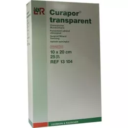 CURAPOR Wound dressing sterile transparent 10x20 cm, 25 pcs