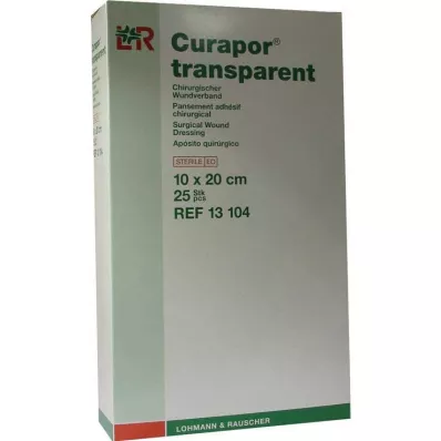 Curapor wound dressing transparent 10x20 cm sterile, 25 pcs Curapor wound dressing transparent 10x20 cm sterile, 25 pcs