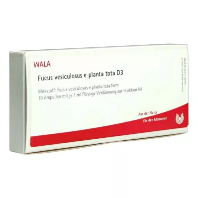 FUCUS VESICULOSUS E planta tota D 3 Ampoules, 10X1 ml