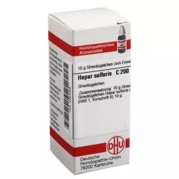 HEPAR SULFURIS C 200 globules, 10 g