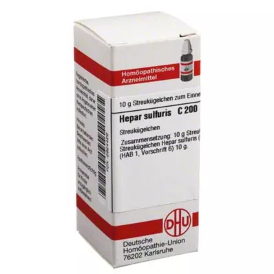 HEPAR SULFURIS C 200 globules, 10 g