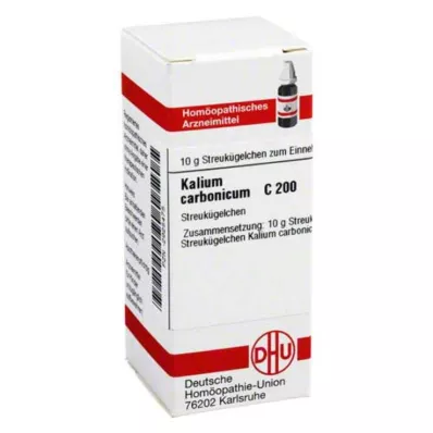 KALIUM CARBONICUM C 200 globules, 10 g KALIUM CARBONICUM C 200 globules, 10 g