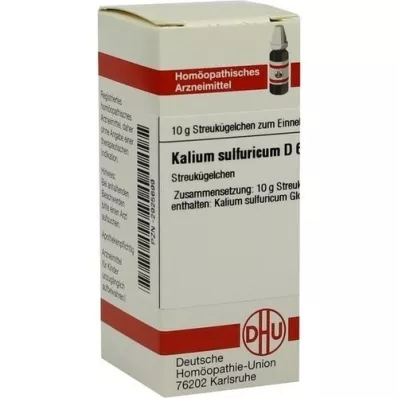 KALIUM SULFURICUM D 6 globules, 10 g