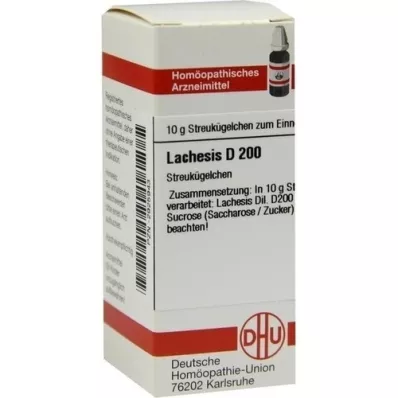 LACHESIS D 200 globules, 10 g