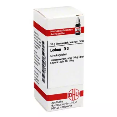 LEDUM D 3 globules, 10 g