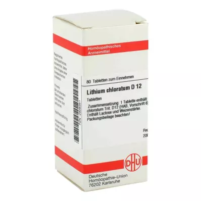 LITHIUM CHLORATUM D 12 tablets, 80 pc LITHIUM CHLORATUM D 12 tablets, 80 pc