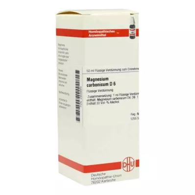 MAGNESIUM CARBONICUM D 6 Dilution, 50 ml