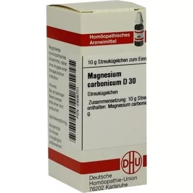 MAGNESIUM CARBONICUM D 30 globules, 10 g