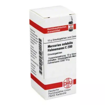 MERCURIUS SOLUBILIS Hahnemanni C 200 globules, 10 g