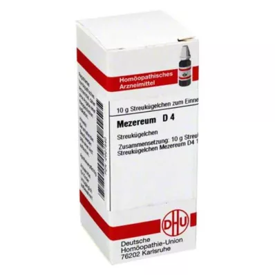 MEZEREUM D 4 globules, 10 g