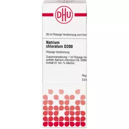 NATRIUM CHLORATUM D 200 dilution, 20 ml