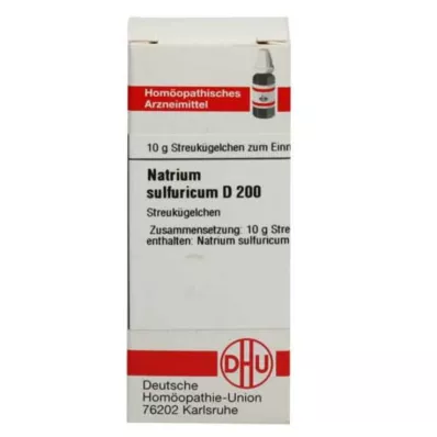 NATRIUM SULFURICUM C 200 globules, 10 g