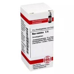 NUX VOMICA C 6 globules, 10 g