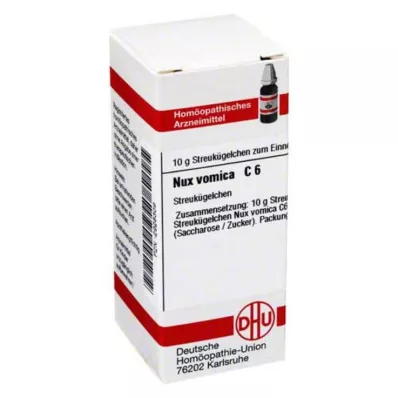 NUX VOMICA C 6 globules, 10 g