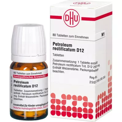 PETROLEUM RECTIFICATUM D 12 tablets, 80 pc
