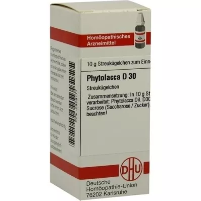 PHYTOLACCA D 30 globules, 10 g