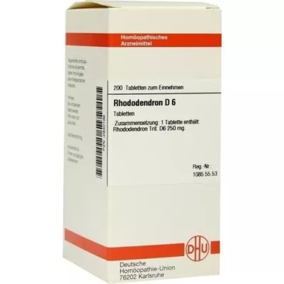 RHODODENDRON D 6 tablets, 200 pc