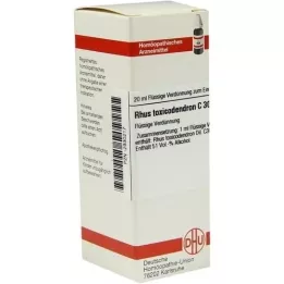 RHUS TOXICODENDRON C 30 dilution, 20 ml