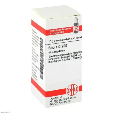 SEPIA C 200 globules, 10 g