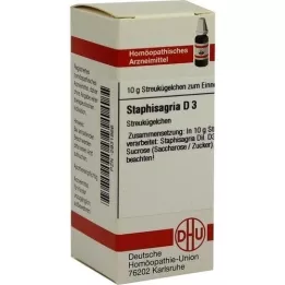 STAPHISAGRIA D 3 globules, 10 g