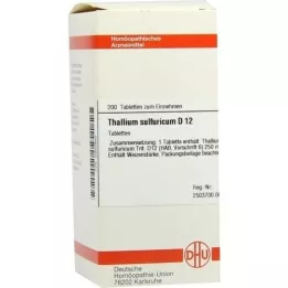 THALLIUM SULFURICUM D 12 tablets, 200 pc