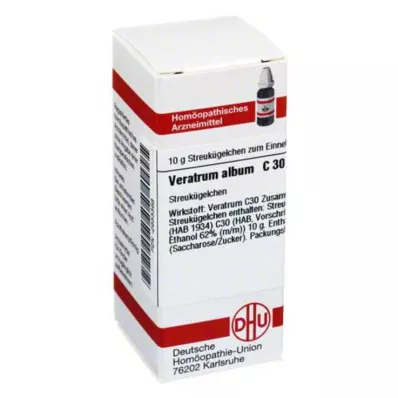 VERATRUM ALBUM C 30 globules, 10 g VERATRUM ALBUM C 30 globules, 10 g