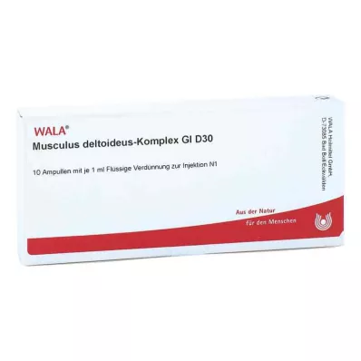 MUSCULUS DELTOIDEUS Complex GL D 30 Ampoules, 10X1 ml